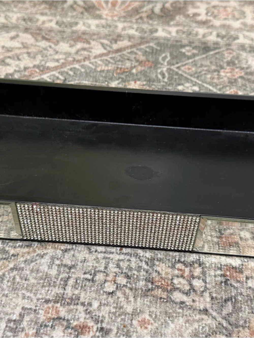 Bella Lux Vanity Tray with Mirrors and Rhinestone